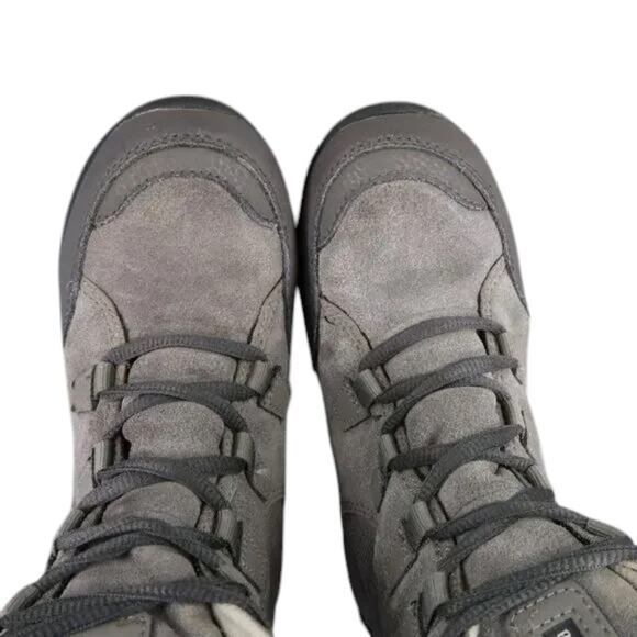 Columbia Shoes Kids 2 Boots Winter Snow Outdoor Ice Maiden Quilted Leather Warm - Picture 13 of 15